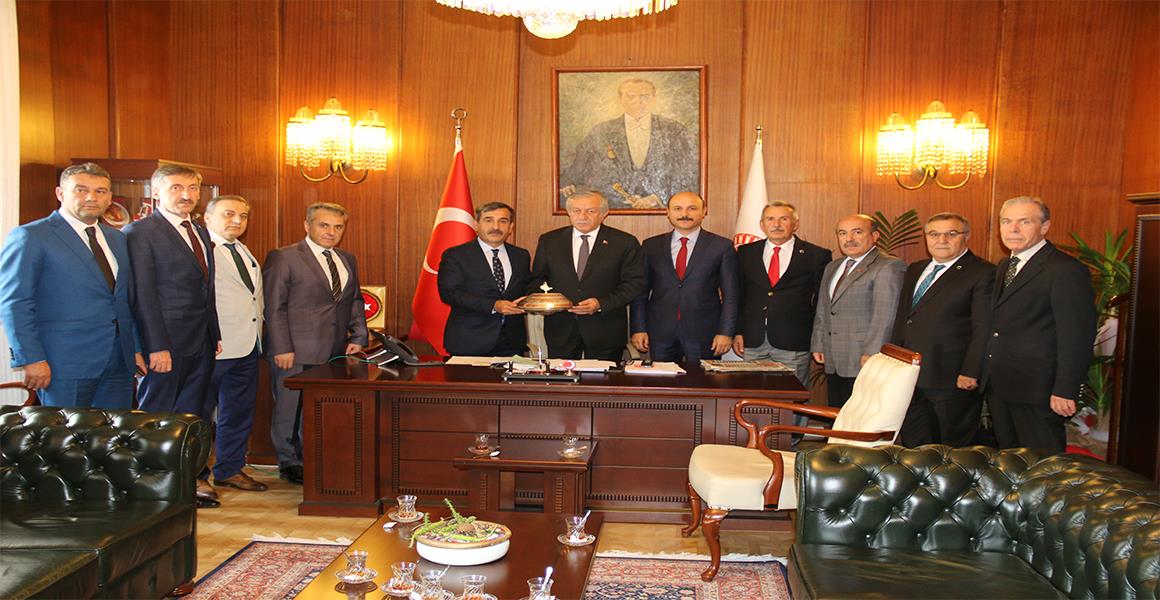 TBMM BAŞKANVEKİLİ CELAL ADAN`I ZİYARET ETTİK.